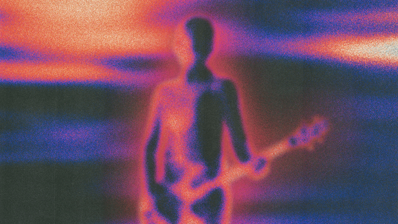 Man Playing Guitar Aura Energy
